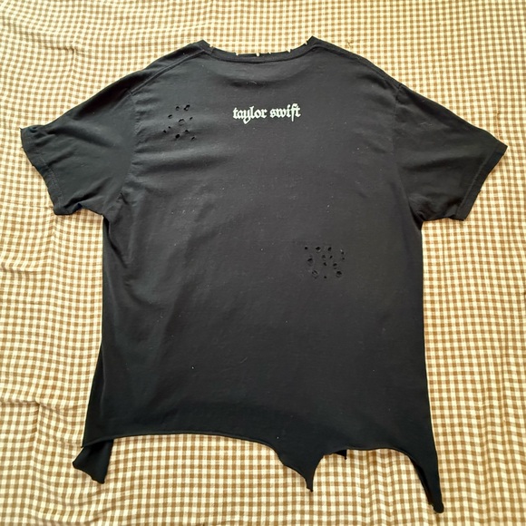 “they say I did something bad, but why’s it feel so good” destructed tee - Picture 2 of 3